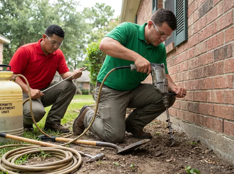 Subterranean Termite Treatment in Houston, TX